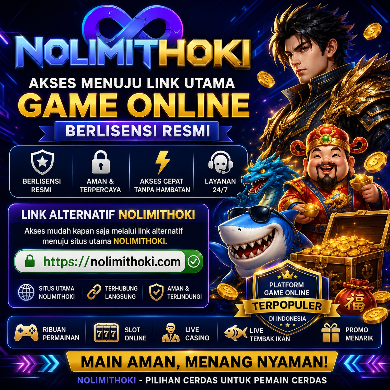 Galeri foto Nolimithoki $ Akses Menuju Link Utama Game Online Berlisensi Resmi di Jakarta
